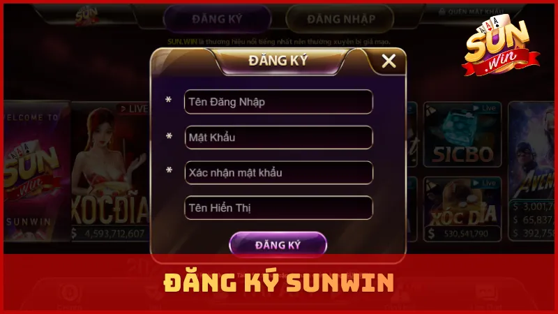 Đăng ký SUNWIN