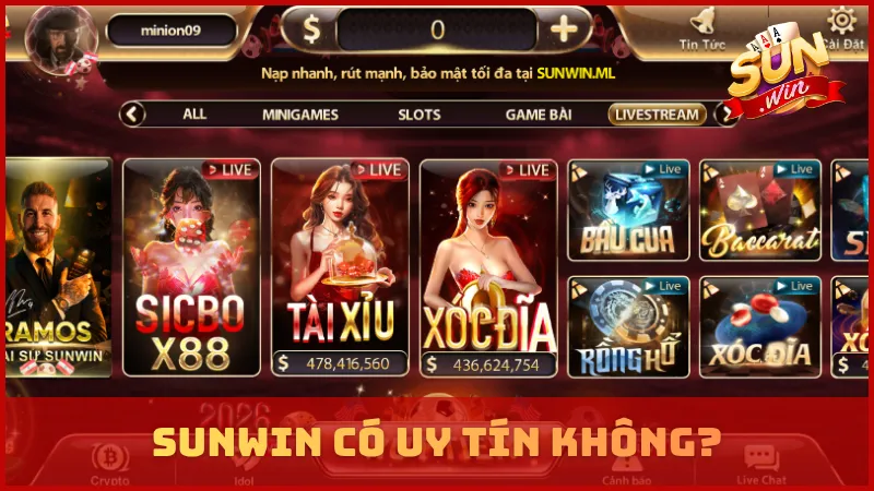 SUNWIN có uy tín không